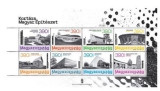 2025. Kortárs magyar építészet bélyeg ív 2