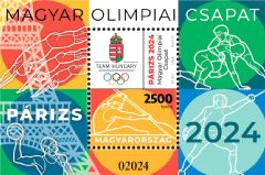 2024. XXXIII. Nyári Olimpiai Játékok, Párizs 2024  - Bélyeg blokk