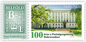 2020. 100 éves a Postaigazgatóság Debrecenben - Bélyeg