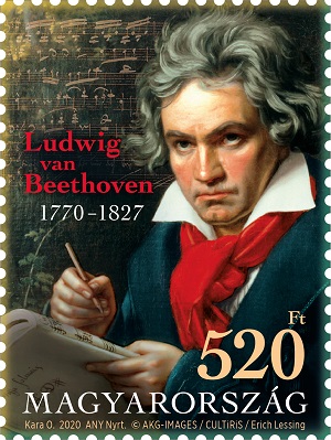 2020. 250 éve Született Ludwig van Beethoven  - Bélyeg